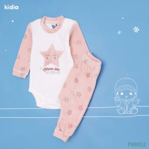 بيجامة Shine like a star بيبي بناتي قطيفة