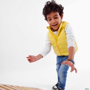 فيست بامب أولادي وبناتي وتر بروف مبطن فايبر من كيديا | Yellow