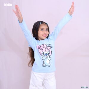 تيشيرت Stitch بيبي بناتي خريفي