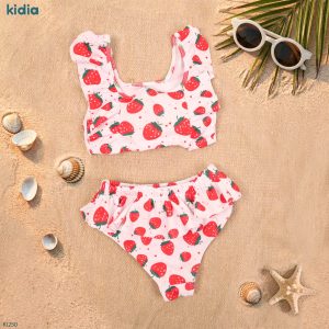 مايوه بكيني Strawberry بناتي من كيديا