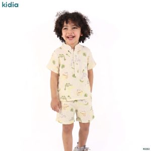 طقم DINO أولادي كرنكل قطعتين صيفي