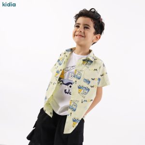 طقم Bulldozer أولادي 3 قطع صيفي