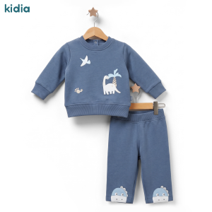 بيجامة Jurassic بيبي بناتي ميلتون مبطن وبر