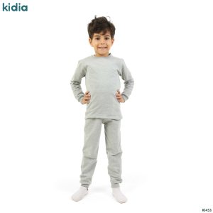 دفاية ميلتون مبطن وبر بيبي بناتي وأولادي من كيديا - Light gray